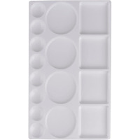 Asint Colour Mixing Painting Palette (11"X6") 16 Section