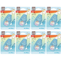 Deli Eh354 Miyou School Correction Tape, Non-Toxic Correction Tape For Office, School Project, 5Mmx 12M, Blue, Pack Of 8