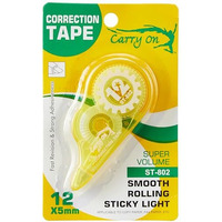 Eclet Correction Tape - Pack Of 1Pcs Correction Tape 12 Meter X 5 Mm, For Journal, Correction Pen, Whitener For Correction, Stationary Items, Correction Pen Tape (Any 1 Random Color Sent) E