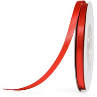 Double Face Satin Ribbon (1/4 Inch, 6 Mm, Red)