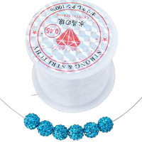 Diy Crafts 1 Roll, Stretchy Stretch Thread, Stretch Stretchy Crystal String Beading Thread Nylon Line Rope For Jewellery Making Crafts 0.45M(1 Roll, Stretchy Stretch Thread)