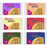 Oytra Polymer Oven Bake Clay 50 Grams Set Of 6 Colors Sculpting Modelling Diy Art And Craft For Canes Jewellery Making Sculpture Crafting For Beginners Artists Professionals