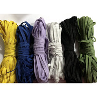 Omx Total 60 Mtr (6 Colours - 10 Mtr Each) Elastic 6Mm For Mask Making/Sewing 1/4 Inch Elastic Band Mask Rope Elastic Cord For Sewing Crafting For Adult Craft Diy,(#C4)