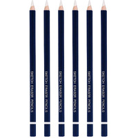 Chrome Artist Sketch Eraser Pencils 6Pcs