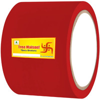 Tree Maison Coronating Homes Vastu Red Tape | Size - 3 Inch (72 Mm) Approx | Length- 20 Meter (Approx) | Vastu Tape Remedy For Toilet | Vastu Tape For Main Door | Tape Remedy | Pack Of 1