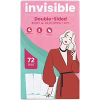 Sgmvk Double Sided Tape For Clothes And Fashion, Clothing And Body | All Day Strength Tape Adhesive And Gentle On Skin And Fabrics | (Pack -36 Strips/Transparent)