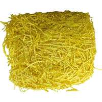 Diy Crafts Crinkle Cut Paper Shred Filler For Gift Wrapping & Basket Filling -Yellow Kitchen Accessories Dno#89 (Pack Of 1 Pc, Yellow)