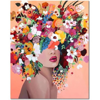 Xvia Cross Stitch Embroidery Craft For 5D Diamond Painting Kits Full Drill Rhinestone Painting By Number, Adults, Decor Gift (30Cm X 40Cm) (1Pcs)(Model- 417)