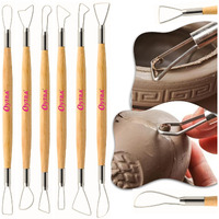 Oytra Sculpting Pottery Tools Steel Modeling Dual Headed For Clay Fondant Cake Ceramic Dough Carving Art And Craft For Beginners Artists Professionals Hobbiysts