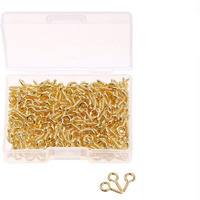 Diy Crafts Design No # 7, Pack Of 100 Pcs, Mini Tone Screw Eyes Pin Findings Jewelry Making Find (Design No # 7, Pack Of 100 Pcs)