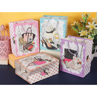 Chocozone Pack Of 6 Paper Bags For Gifts Return Gift Bags For House Warming Ceremony Bachelorette Party (26Cm*32Cm)