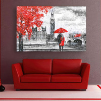 Inephos Framed Canvas Painting - Beautiful Couple Love Art Wall Painting For Living Room, Bedroom, Office, Hotels, Drawing Room, Wooden, 120Cm X 75Cm, 20_0060Lf