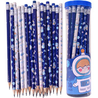 Toyshine Pack Of 30 Pencils Thick Strong Grip Pencils, Suitable For School, Kids Art Drawing Drafting Sketching Shading - Space Blue