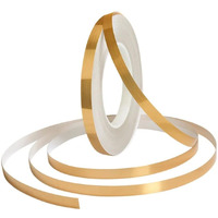 Store2508 50 Meters Waterproof Gap Sealing Golden Decoration Tape For Home Floor Tiles, Wall Decor, Waterproof Tiles (1Cm Wide, Gold)