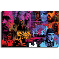 Pixelartz Wall Poster - Blade Runner 2049 - Characters Art Poster