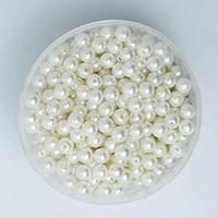 Satyam Kraft White Artificial Moti Beads (4Mm)  1200 Pieces Pearl Beads For Diy Jewelry Making, Beading, Crafting, Scrapbooking & Embroidery  Perfect For Valentine's Day Jewelry, Gifts & Craft Projects