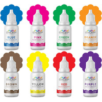Aromakrafts Diy Liquid Soap Making Colours For Melt & Pour Soaps - Set Of 8 (15 Ml Each)