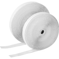 Hook & Loop Welpro Nylon Self Adhesive Strong Glue Fastener Interlocking Tape For Sewing Crafts, Diy, Clothes, Shoes | Sticky Back Hook & Loop Tape For Stationary, Tools (White, 25Mm, 2Mtr)