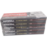 Nataraj 621-Writing Pencil-100 Pieces,Black