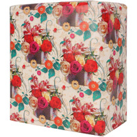 Snow Crafts Flowers Gift Wrapping Paper For Packaging, Birthday Gifts, Diwali Decoration, Kids Project Work (Size-18Inch X 27Inch) (Pack Of 10 Sheets)