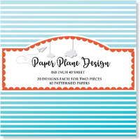 Printelligent Multiple Pattern Art And Craft Sheets For Decoration And Gift Wrapping (Pack Of 40 Sheets