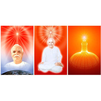 Sticker Yard Brahmakumaris Shiv Baba Poster Decor Kids Room Decor, Hall Decor, Kitchen Decor, Living Room Decor,Bedroom Decor Vinyl Wall Sticker,Multicolor (Standard Size -96X30Cm)