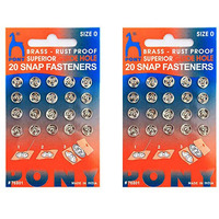Embroiderymaterial 7 Mm Silver Pony Tich Buttons (Fancy Buttons/Snap Buttons/Clip Buttons/Chit Buttons/Hook Buttons) For Clothes Craft,Dressmaking And Sewing Purpose (Size-0, 40 Pieces, 2 Cards)