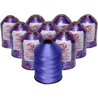 Powerlon 2 Ply Pp/ Nylon 2000 Meters Strong Bag Closing Thread For Revo, Lpi & Other Brands Machines ( Blue, 20 Pcs )