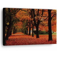 Truecanvas Autumn, Leaves, Wooden Framed Canvas Paintings For Home Decor | Bedroom, Living Room,Wall Decoration | Wall Art Painting, Ct0835, Size 16 X 24 In