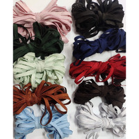 Omx Total 100 Mtr, 10 Mtr Each Colour - 10 Colours, Elastic Band Rope Cord, 9 Mm Wide, For Bra Making, Mask, Sewing Crafting, Craft Diy, (#C6) (Combo N)