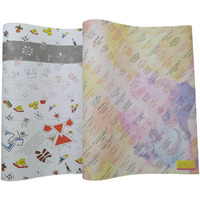 Evince Set Of 20 Diwali Gift Wrapping Paper For Kids Adult Him Her | 2 Designs 10 Sheets Each | 70 X 50 Cms Large Wraps | Diwali Festive Year Gifting |