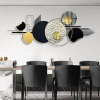Pedex - Handcrafted Metal Modern Wall Art Multicolor Unique Modern Sculpture For Stylish Interiors Wall Art For Home Decor, Living Room, Bedroom & Office (Size 46X26 Inch)