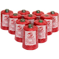 Powerlon Polyster Bag Closer Thread For Jute Bags, Sugar Bags, Chemicalbags, Pp/Hesian Bags, Etc 2000 Mtrs Red (50 Pcs)