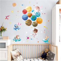 Indian Royals Animal Planet Space Cartoon Kids Self Adhesive Home Dcor Wall Sticker (60 Cm X 90 Cm)