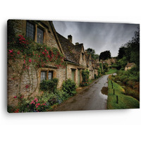 Truecanvas Bibury, Wooden Framed Canvas Paintings For Home Decor | Bedroom, Living Room,Wall Decoration | Wall Art Painting, Ct0297, Size 16 X 24 In