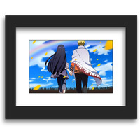 Dmcreativitycraft Naruto Poster Framed Anime Posters For Wall Hanging Painting For Home With Hinata And Frame Decorations For Room Decor Bedroom Or Office Art (9.5 X 12.5 Inches)