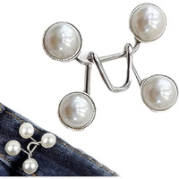 Arlicorping Adjustable Waist Buckle || Adjustable Waist Buckle Extender Jeans Buttons || Jeans Buttons Pins Replacement No Sew Instant Button Detachable (Pin 8)