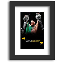 Dmcreativitycraft Ufc Champion Motivational Quotes Wall Frames Conor Mcgregor Inspirational Posters For Room Decoration Photo Frame For Home, Office, Gym Decor (9.5 X 12.5 Inches)