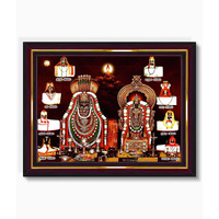 Pavan Photo Laminations Thiruvannamalai Annamalaiyar Arunachala Shiva Wall Painting Framed Home Decor (Wood,Matte,Brown,Big Size,10 X 12 Inch) B1118M