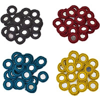 Embroiderymaterial Crochet Rings Combo For Craft, Decoration And Embroidery (20Mm, 25 Pieces Each)