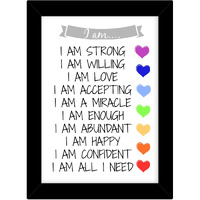 Tied Ribbons Inspirational Posters With Frames Motivational Quotes Wall Frames For Home Office Kids Girls Bedroom Living Room Classroom Study Room Students Gift Items