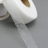 Sanwalsa Fabric Fusing Tape Double Sided Adhesive Sewing Hem Tape Iron On Tape (White) - 100 Yards - Pack Of 1