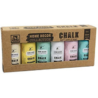 Little Birdie Home Decor Chalk Paint Kit (6Pcs X 60Ml) - Pastel | Chalk Paint For Canvas, Wood, Furniture, Wall, Home Decor, Glass, Terracotta Pots | Multi Surface Paint