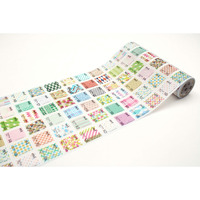 Mt Washi Wrapping Paper, Stamp Deco, 155 Mm X 5 Mtrs (Pack Of 1)
