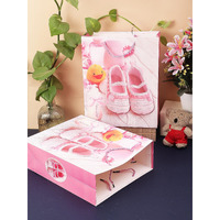 Chocozone Pack Of 6 Paper Bags For Return Gifts Return Gift Bags For Kids Birthday ItS A Girl Baby Shower Return Gift Bags (26Cm*32Cm)