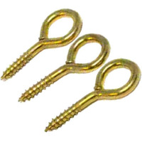 Diy Crafts Design No # 3, Pack Of 50 Pcs, Small Screw Eyes Galvanized Met (Design No # 3, Pack Of 50 Pcs)