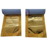 24K Gold Foils, 43 Size 25 Pages Gold Foils Booklet,For Tanjore Painting Kundan Work Traditional Arts,Mysore Painting,Jewelry,Art And Crafts Home Decoration Etc