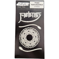 Craftangles Steel Dies - Happy Rakshabandhan (Set Of 5 Dies)