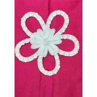 Sync Very Big White Patch Decoration 21 Cm Flower Patch For Clothes Stone Beads Flowers Craft Artificial Blouse Hair Dresses Dupatta Suits, Sarees Gowns 1 Piece Flower Diy Suits Dupatta Kurti