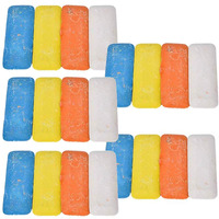 Diy Crafts Pack Of 40 Pc, Shade No # 4, Tailor's Chalk Lot For Sewing Crafts ~ Random White Red & Blue For Tail (Pack Of 40 Pc, Shade No # 4)